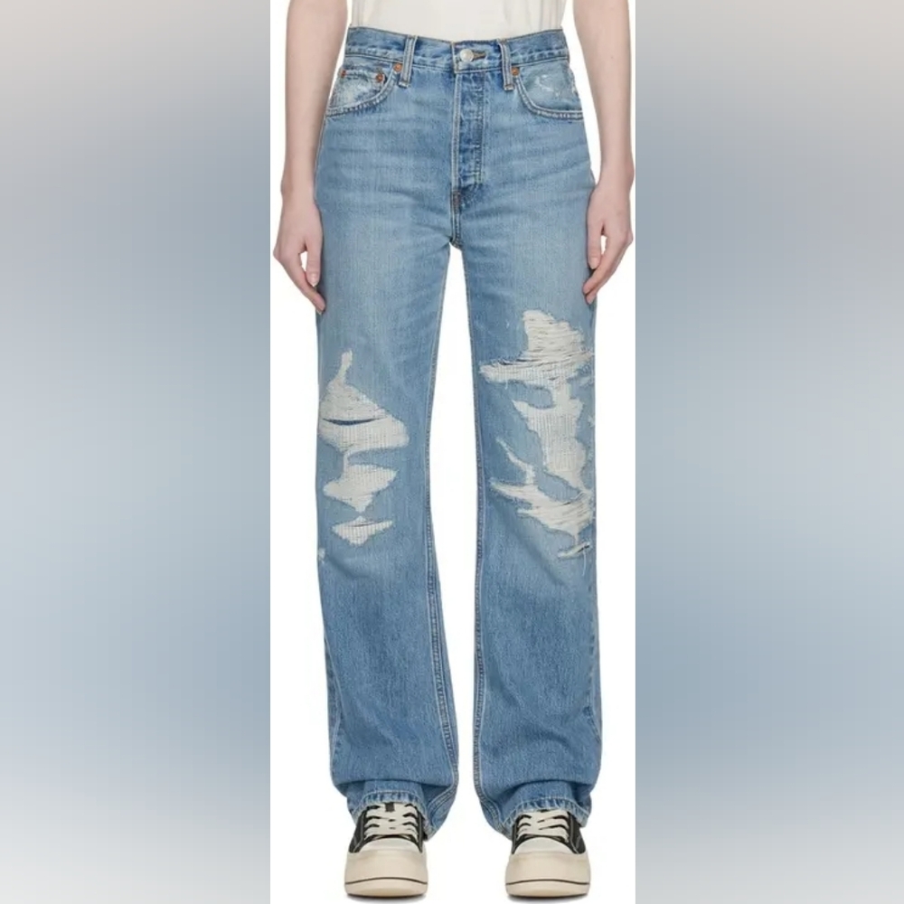 NWT- Re/Done 90s High Rise Loose Sz 27